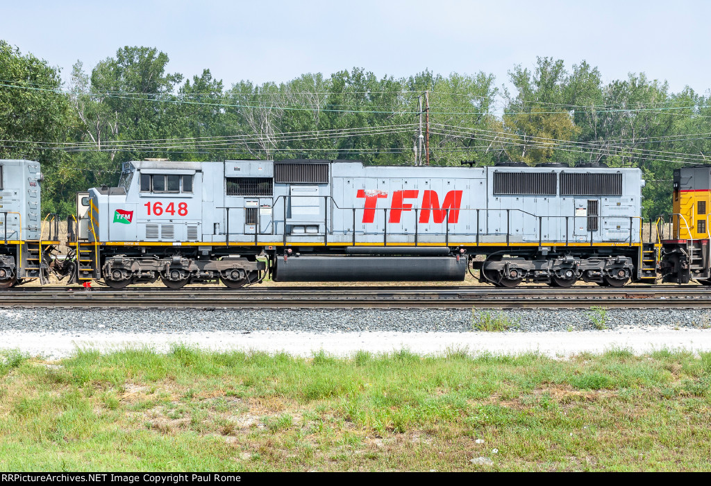 TFM 1648, EMD SD70MAC at the KCS Yard
